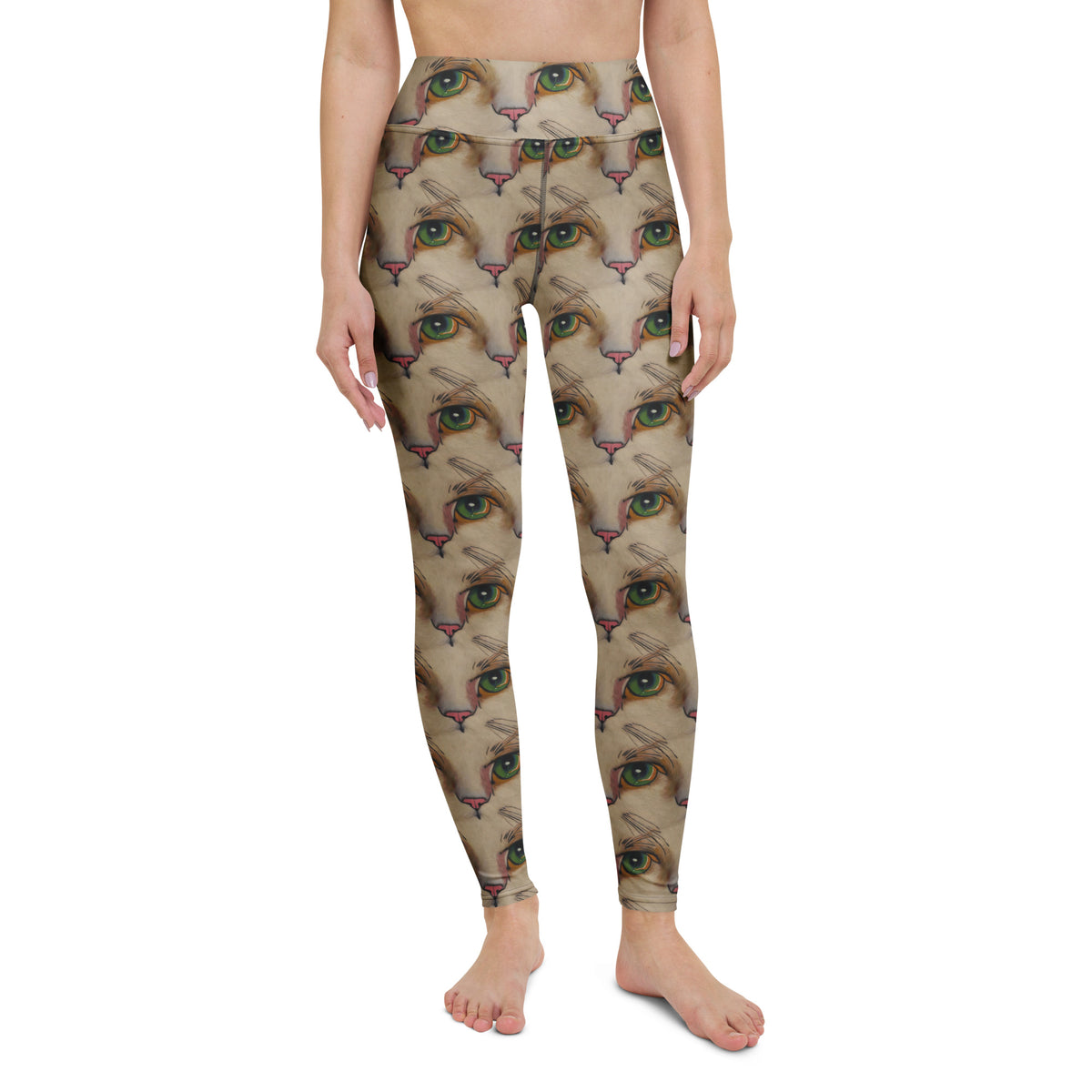 Yoga Leggings - Emerald Gaze