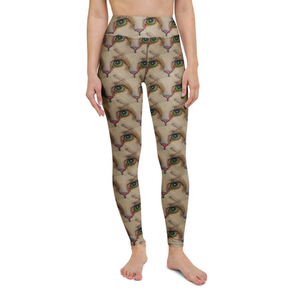 Yoga Leggings - Emerald Gaze