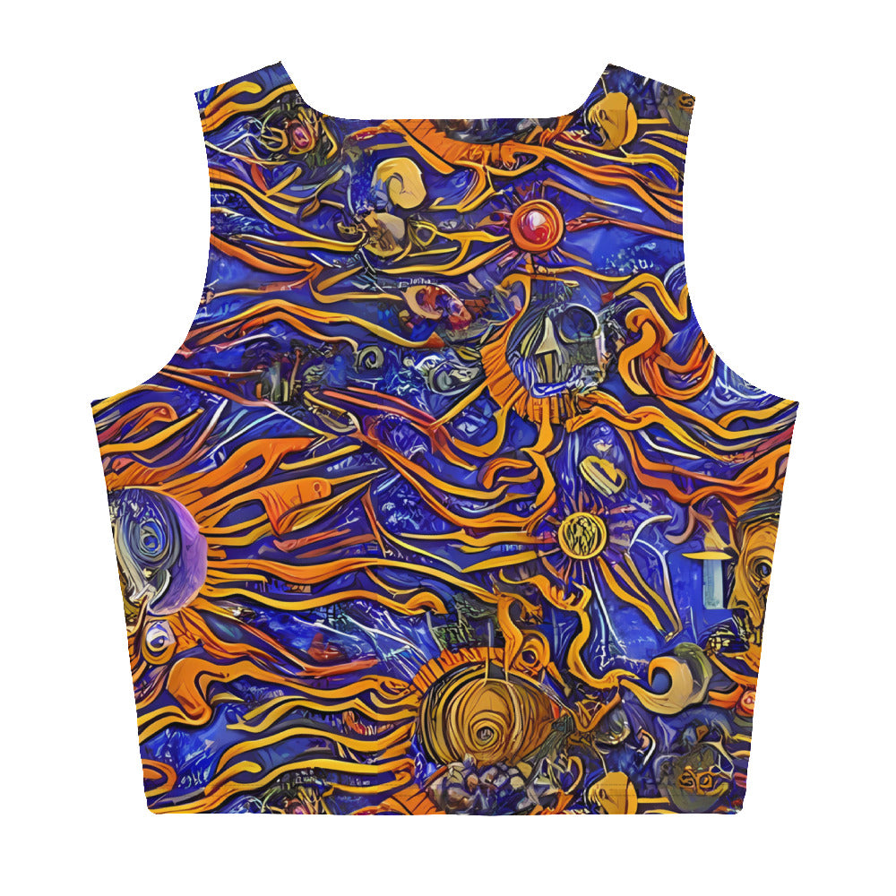Crop Top - Mantegna Swirl