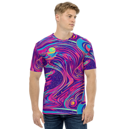 Men's Crew Neck T-Shirt - Nebula Noodles