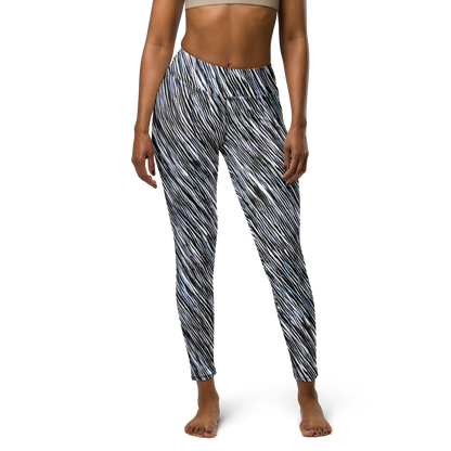 Yoga Leggings - Dupain Waves