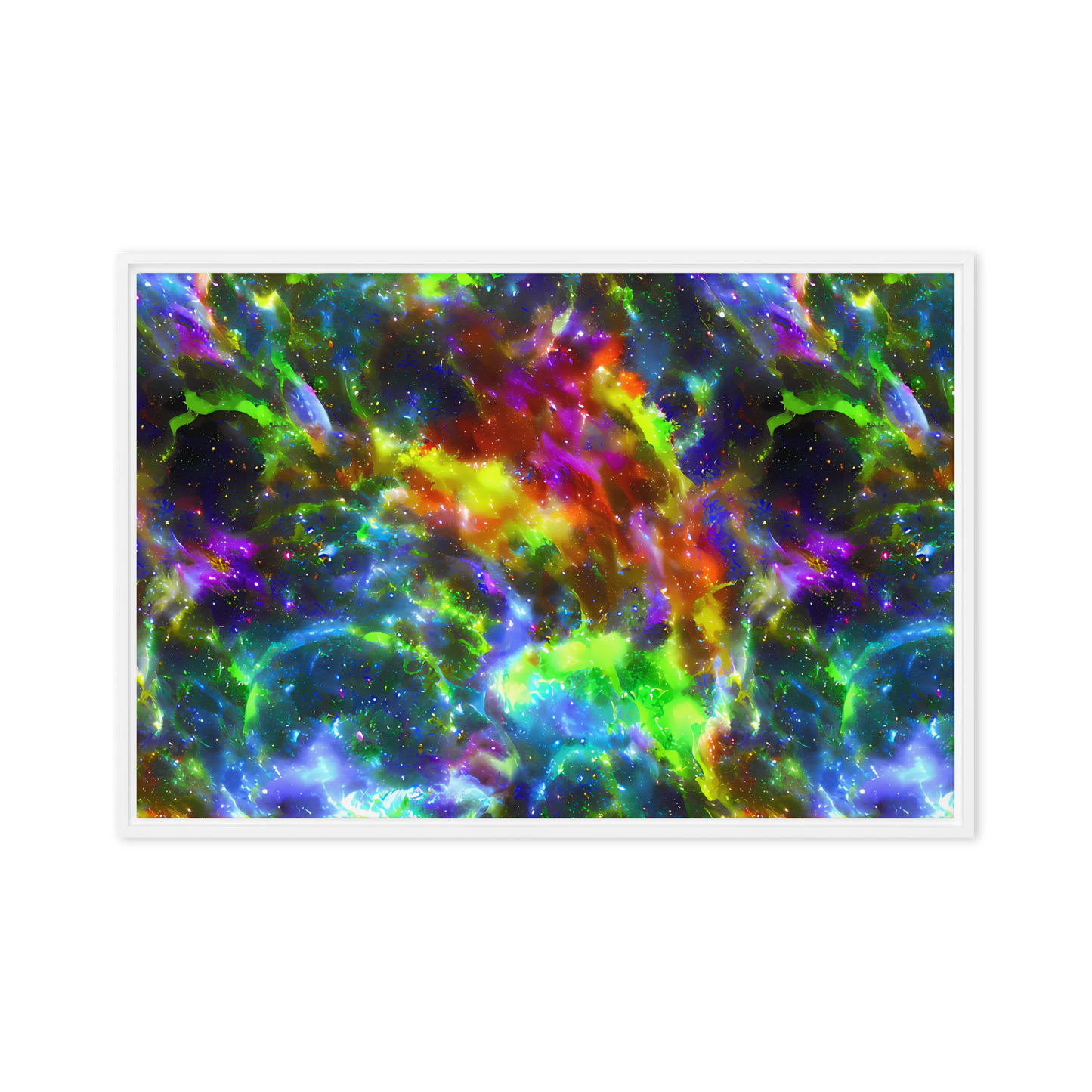 Framed Canvas - Neer Nebula