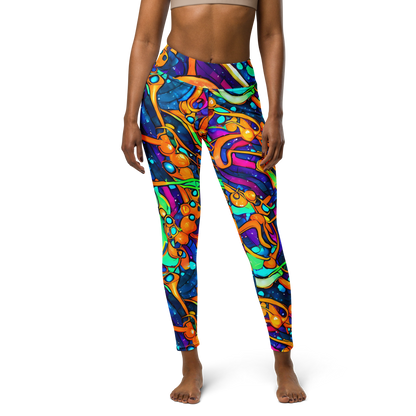 Yoga Leggings - Iridescent Nebula