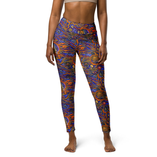 Yoga Leggings - Mantegna Swirl