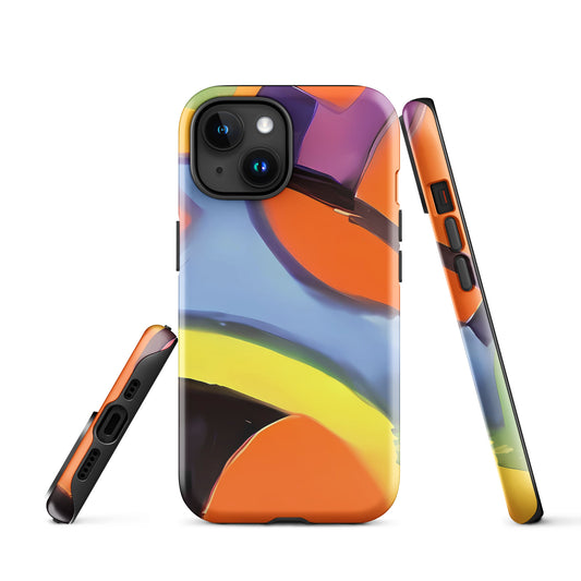 Tough Case for iPhone® - Neon Symphony