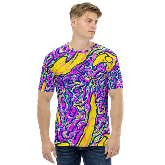 Men's Crew Neck T-Shirt - Zenith Waves