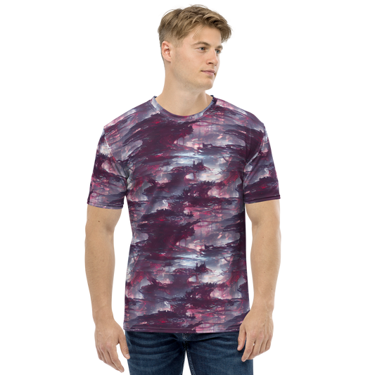 Men's Crew Neck T-Shirt - Twilight Fortresses