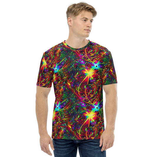 Men's Crew Neck T-Shirt - Stellar Burst