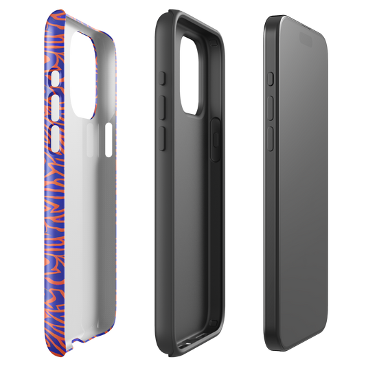 Tough Case for iPhone® - Sapphire Swirl