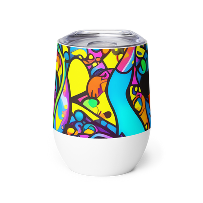 Wine Tumbler - Kaleidoscopic Flow