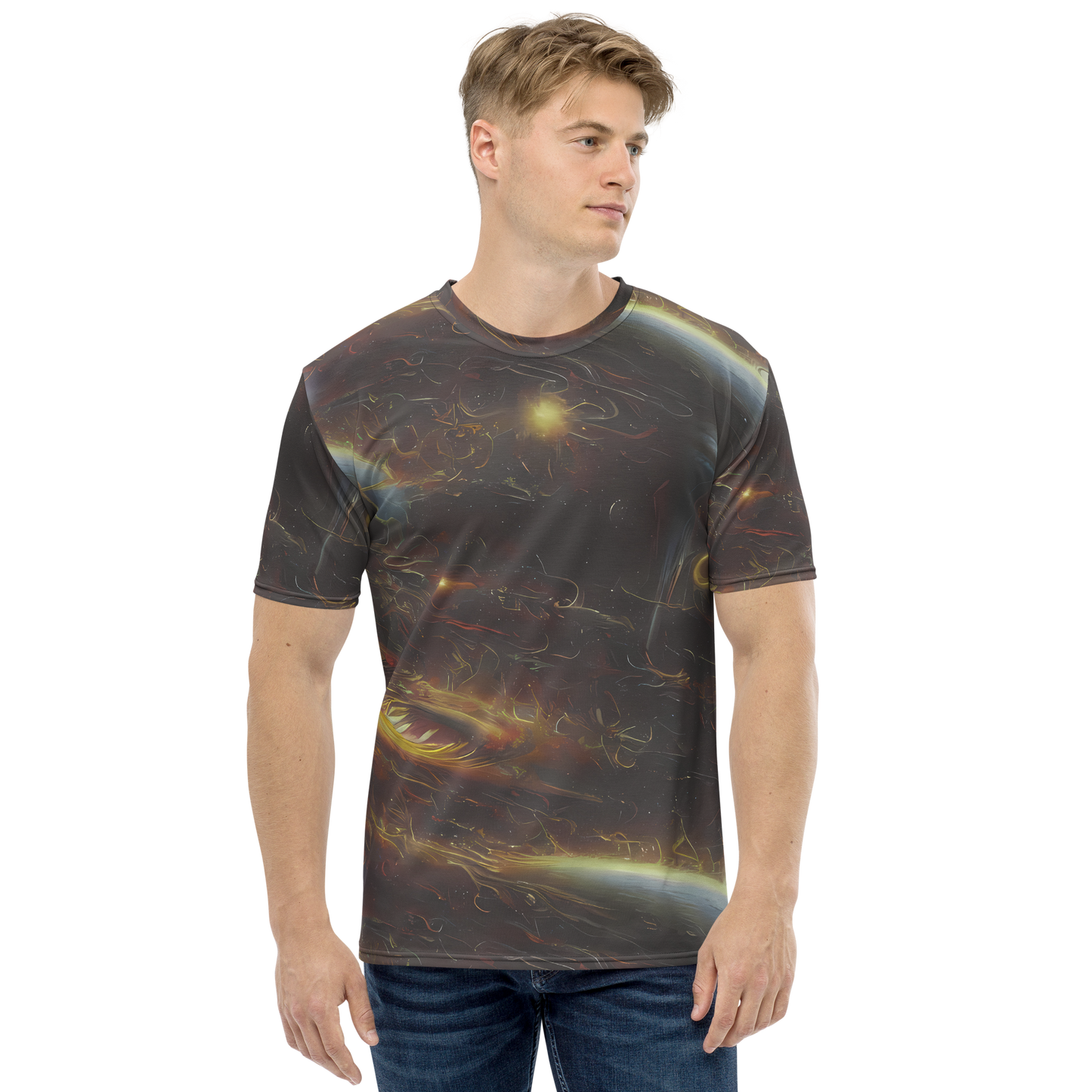 Men's Crew Neck T-Shirt - Quantum Illusions