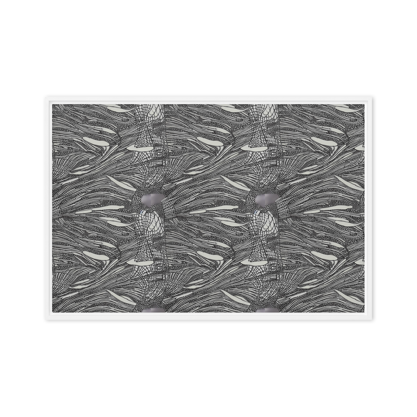 Framed Canvas - Sable Currents