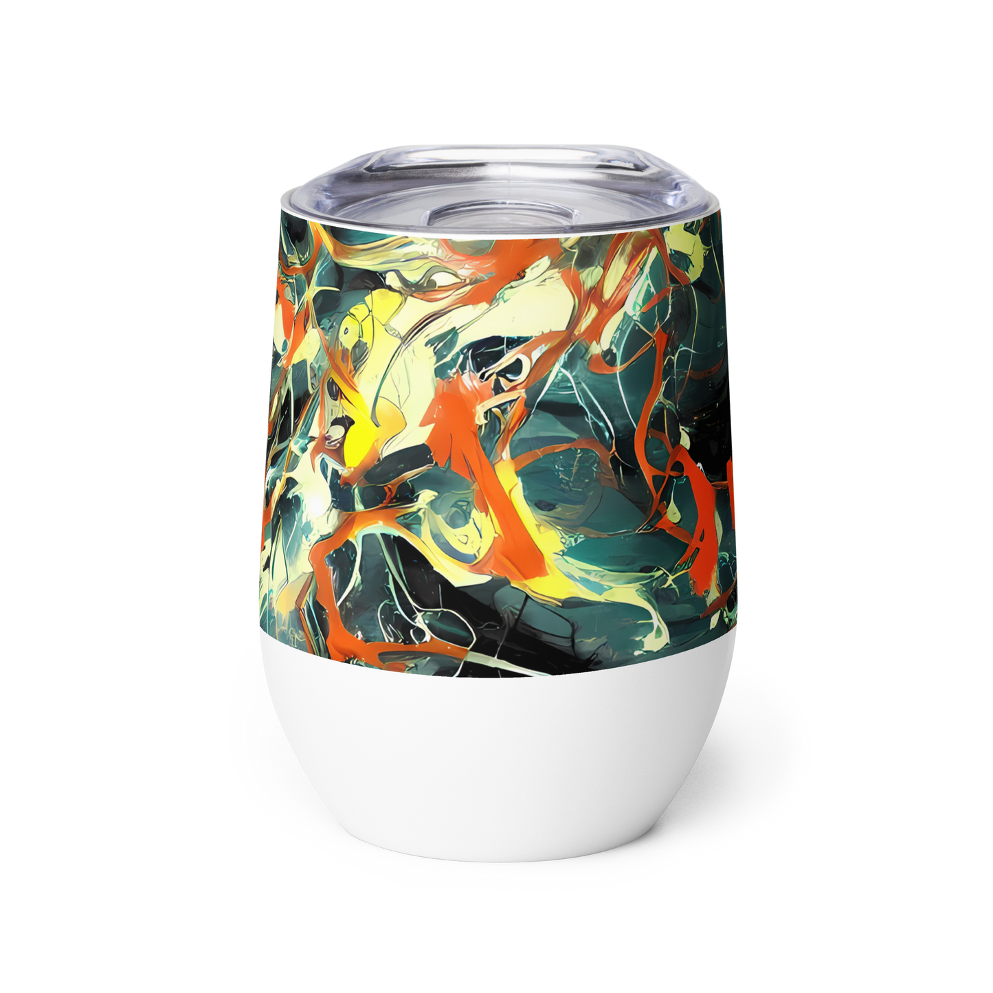 Wine Tumbler - Fluid Firestorm