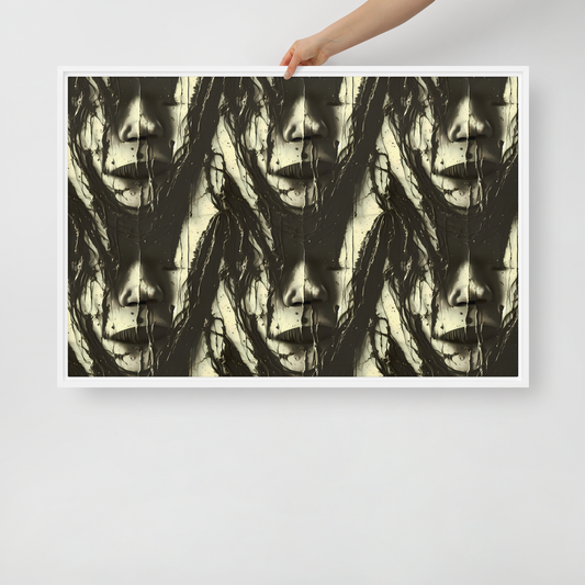 Framed Canvas - Eclipse Veil