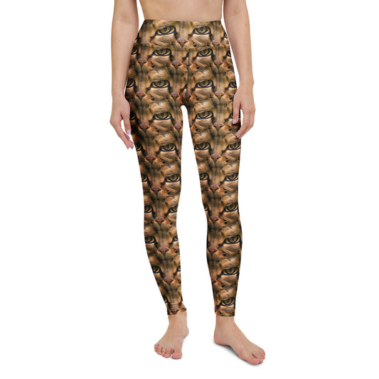 Yoga Leggings - Feline Whisper