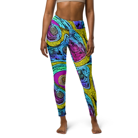 Yoga Leggings - Orbiting Orbs