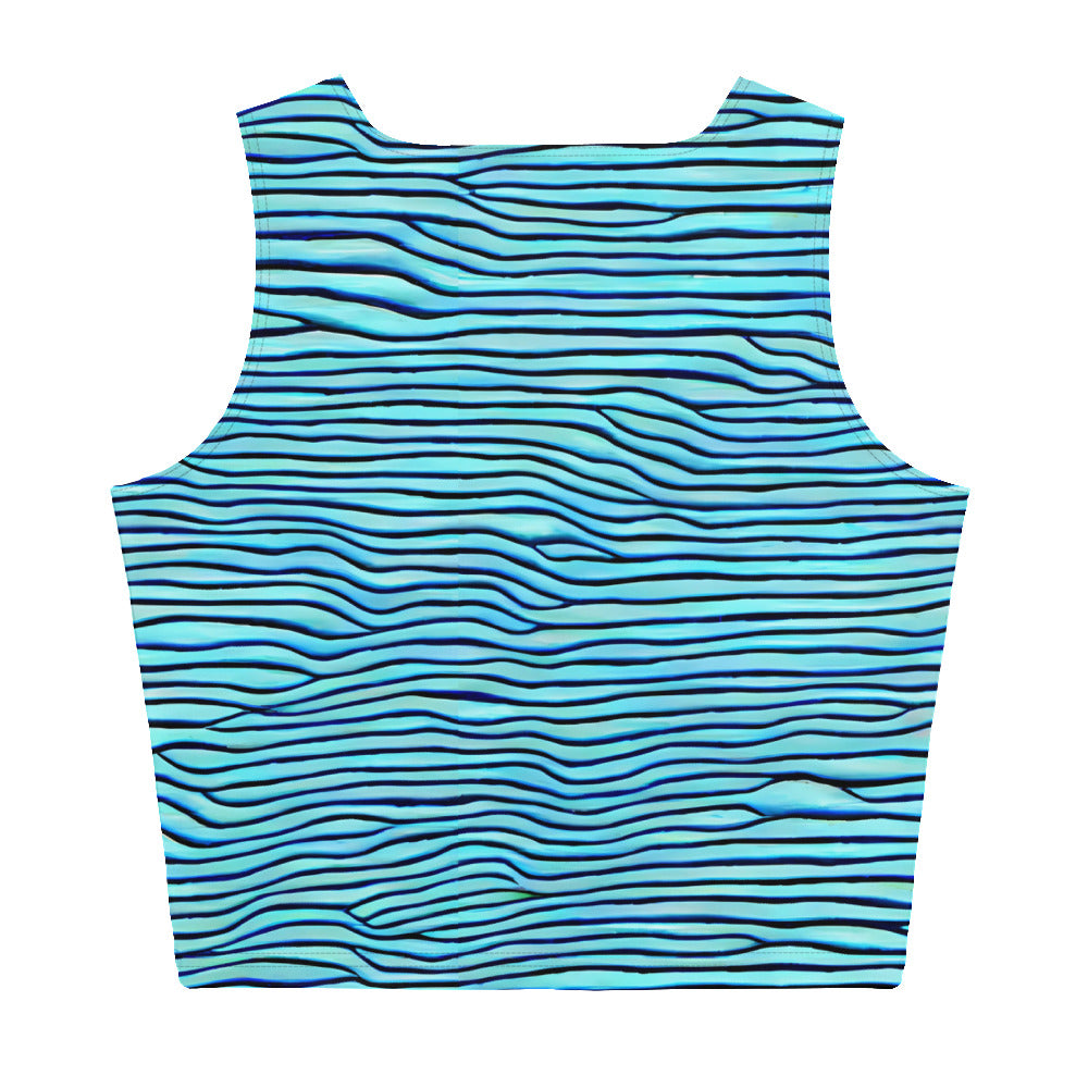 Crop Top - Aqua Drift