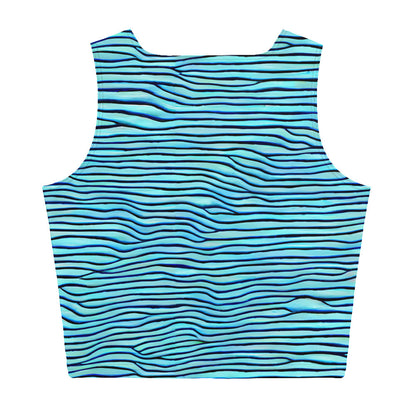 Crop Top - Aqua Drift