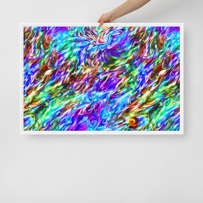 Framed Canvas - Faini Whirlwind