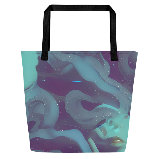 Large Tote Bag w/ Pocket - Ethereal Dreamscape