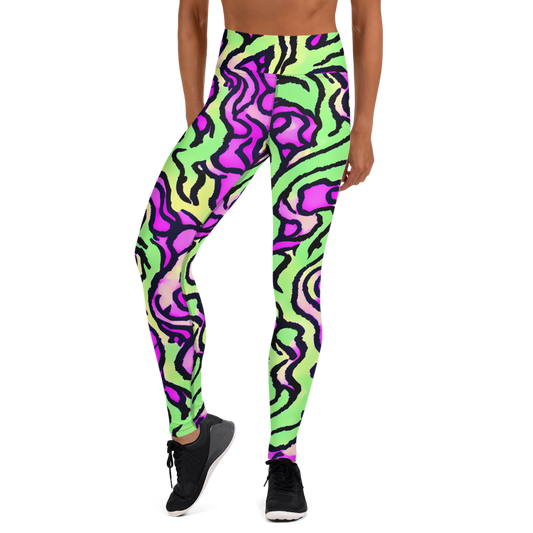 Yoga Leggings - Mintchine Maze