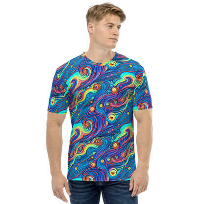 Men's Crew Neck T-Shirt - Echoes of Vortex