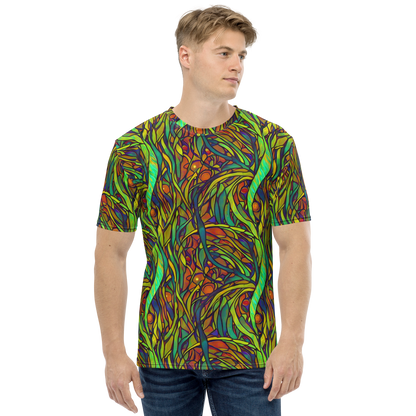 Men's Crew Neck T-Shirt - Cosmic Garden