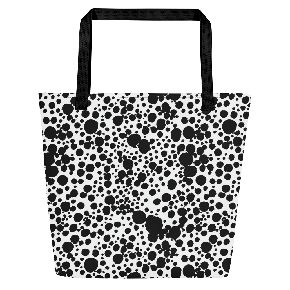 Large Tote Bag w/ Pocket - Dappled Shadow Dance
