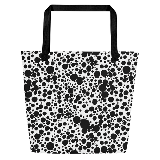 Large Tote Bag w/ Pocket - Dappled Shadow Dance