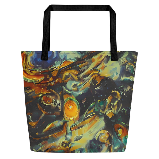 Large Tote Bag w/ Pocket - Menzel's Maelstrom