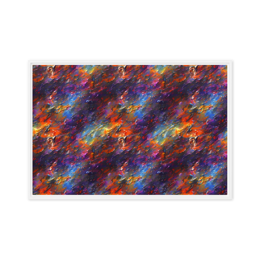 Framed Canvas - Auroral Ripples