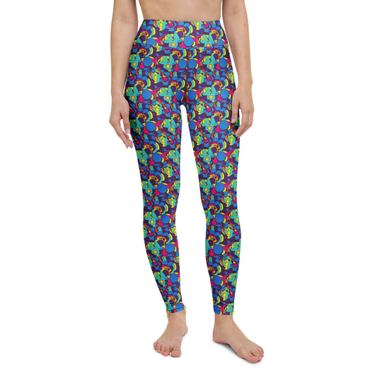 Yoga Leggings - Psychedelic Harmony