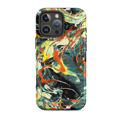 Tough Case for iPhone® - Fluid Firestorm