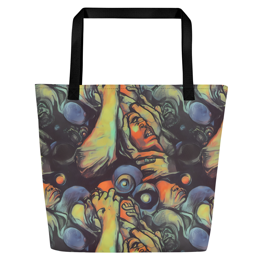 Large Tote Bag w/ Pocket - Cosmic Scream