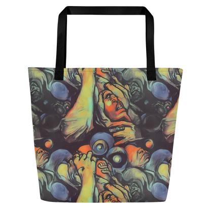 Large Tote Bag w/ Pocket - Cosmic Scream