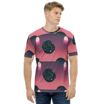 Men's Crew Neck T-Shirt - Dreamscape Horizon