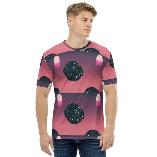 Men's Crew Neck T-Shirt - Dreamscape Horizon