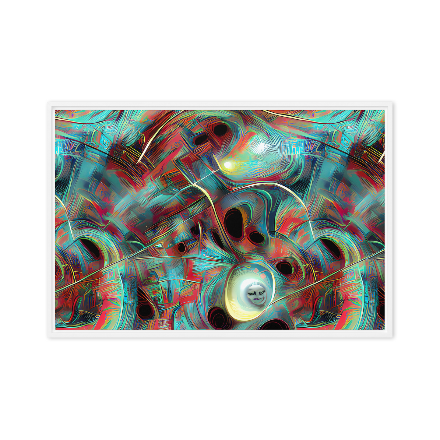 Framed Canvas - Dreamwave