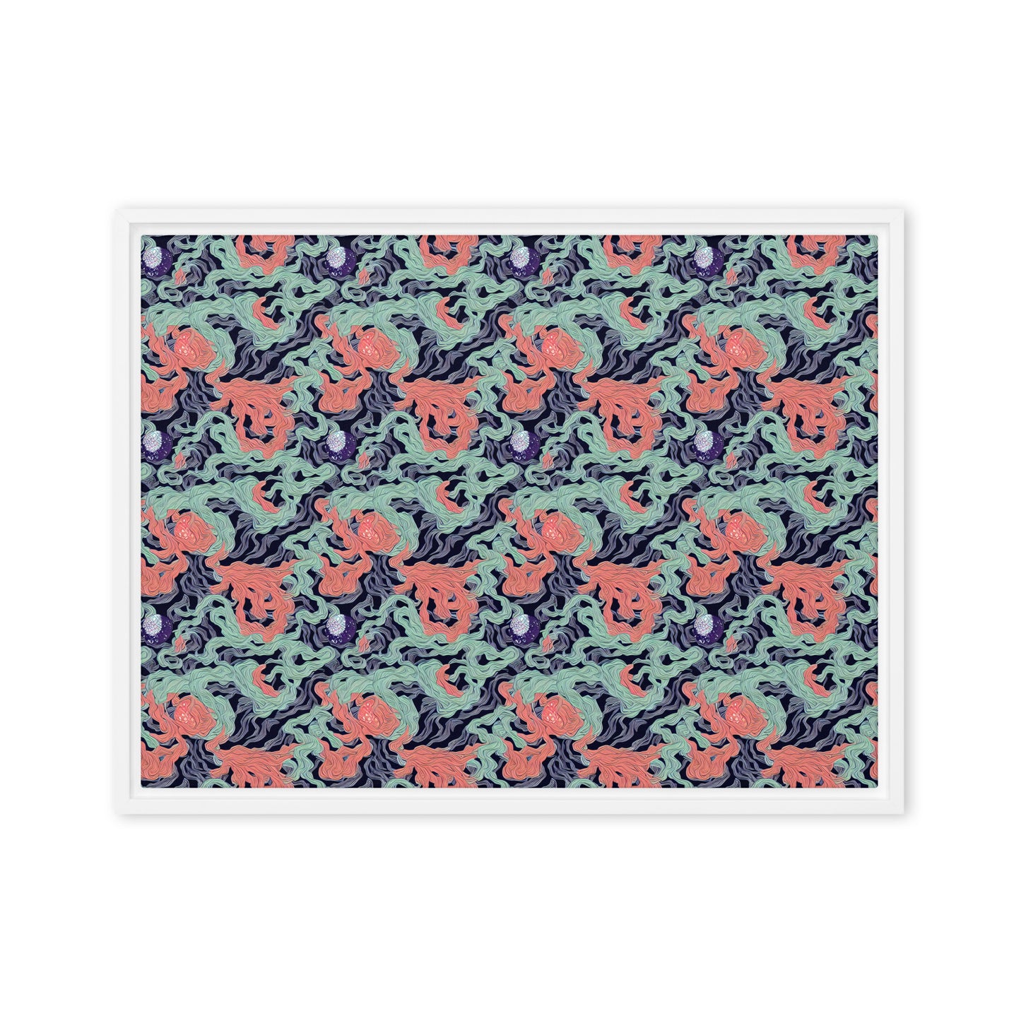 Framed Canvas (in) - Cosmic Coral