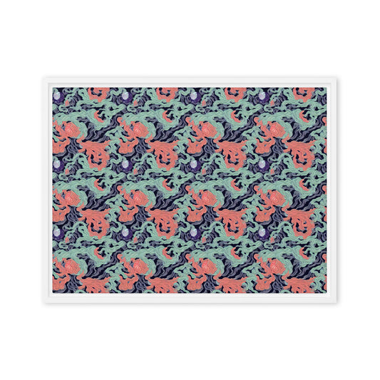 Framed Canvas (in) - Cosmic Coral
