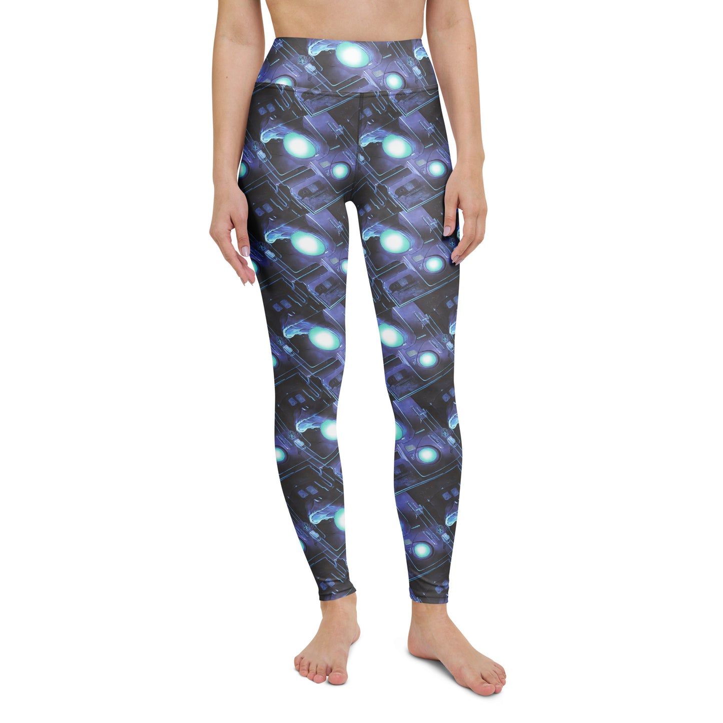 Yoga Leggings - Galactic Circuit