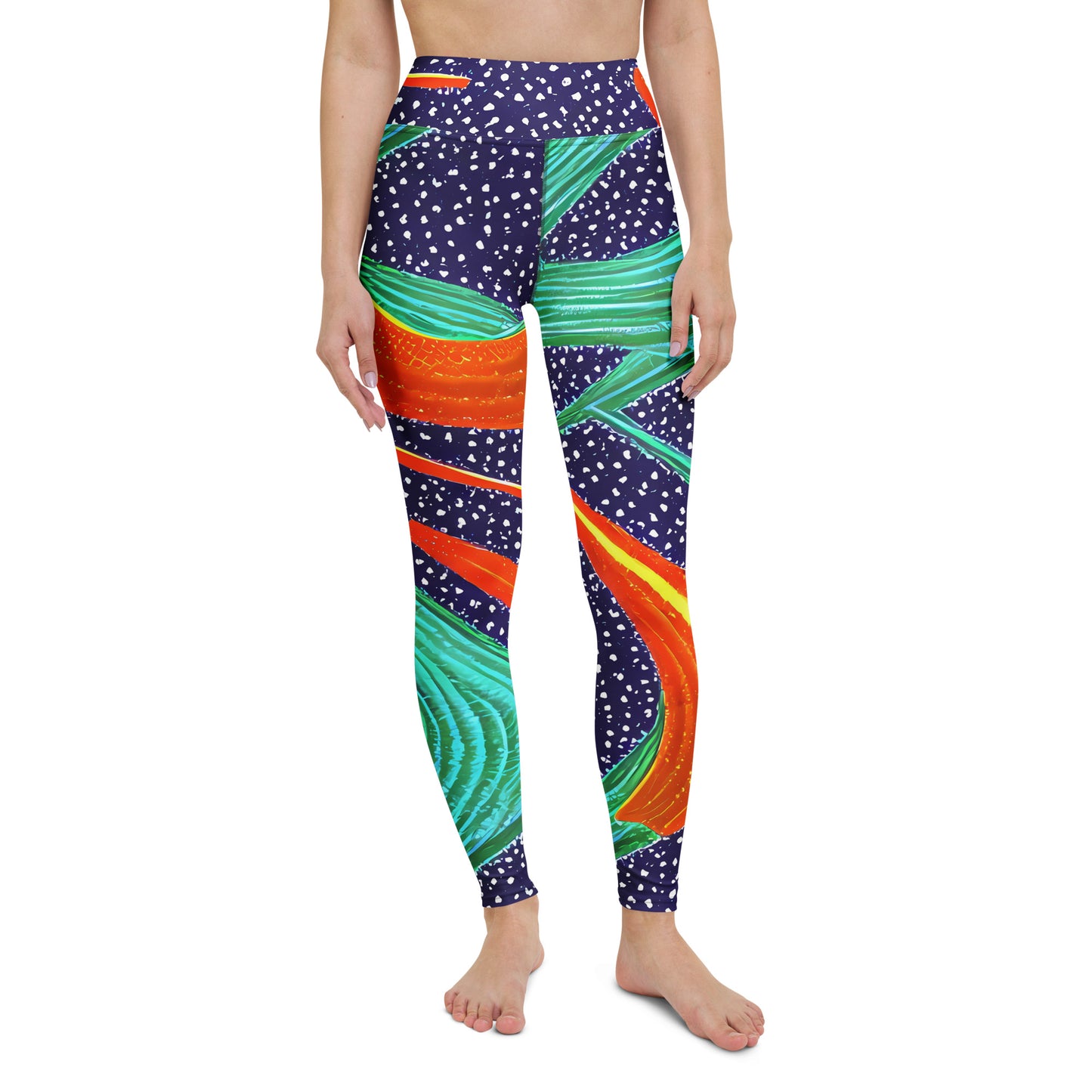 Yoga Leggings - Jungle Zephyr