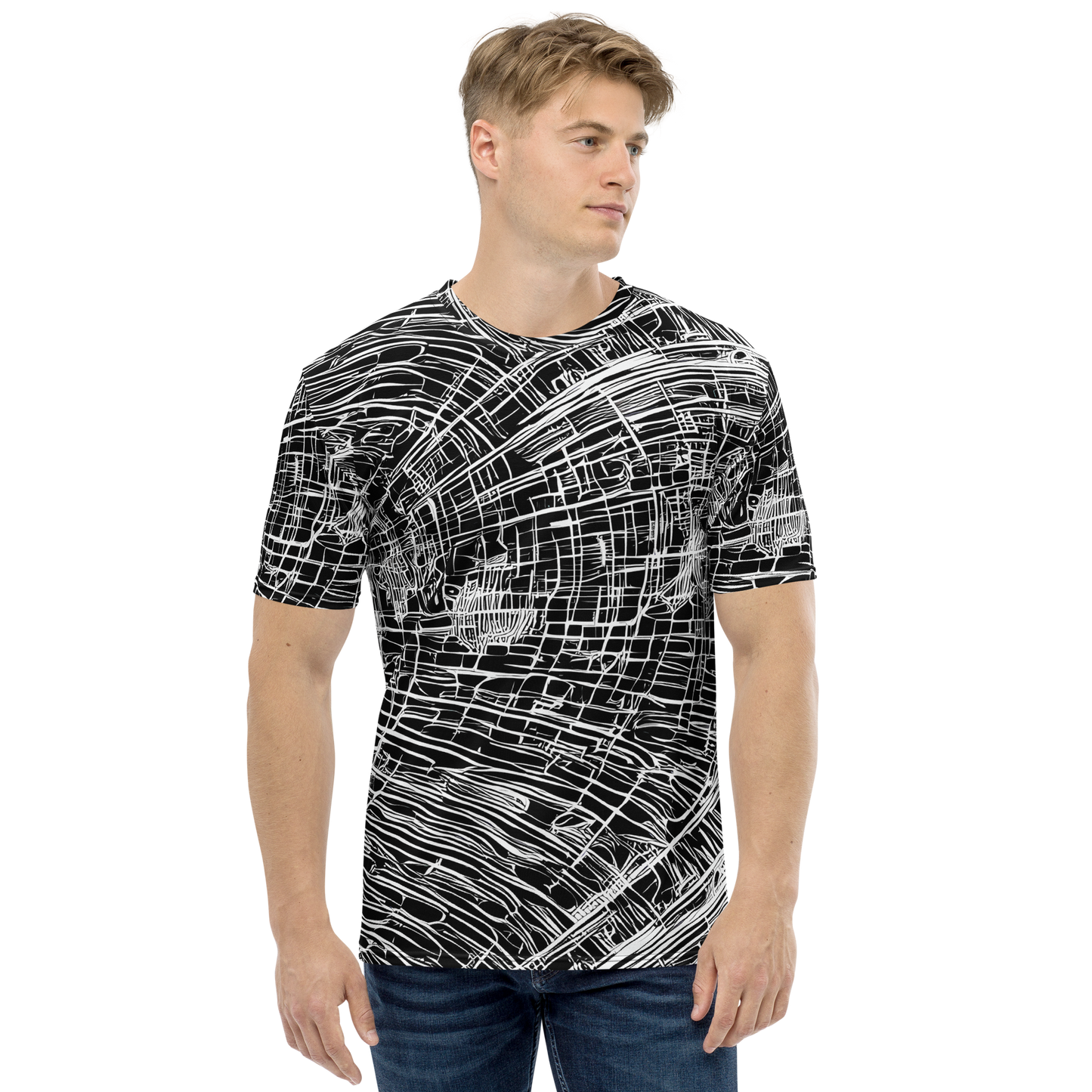 Men's Crew Neck T-Shirt - List's Labyrinth