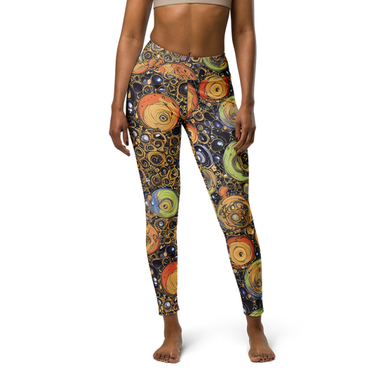 Yoga Leggings - Crescent Echoes