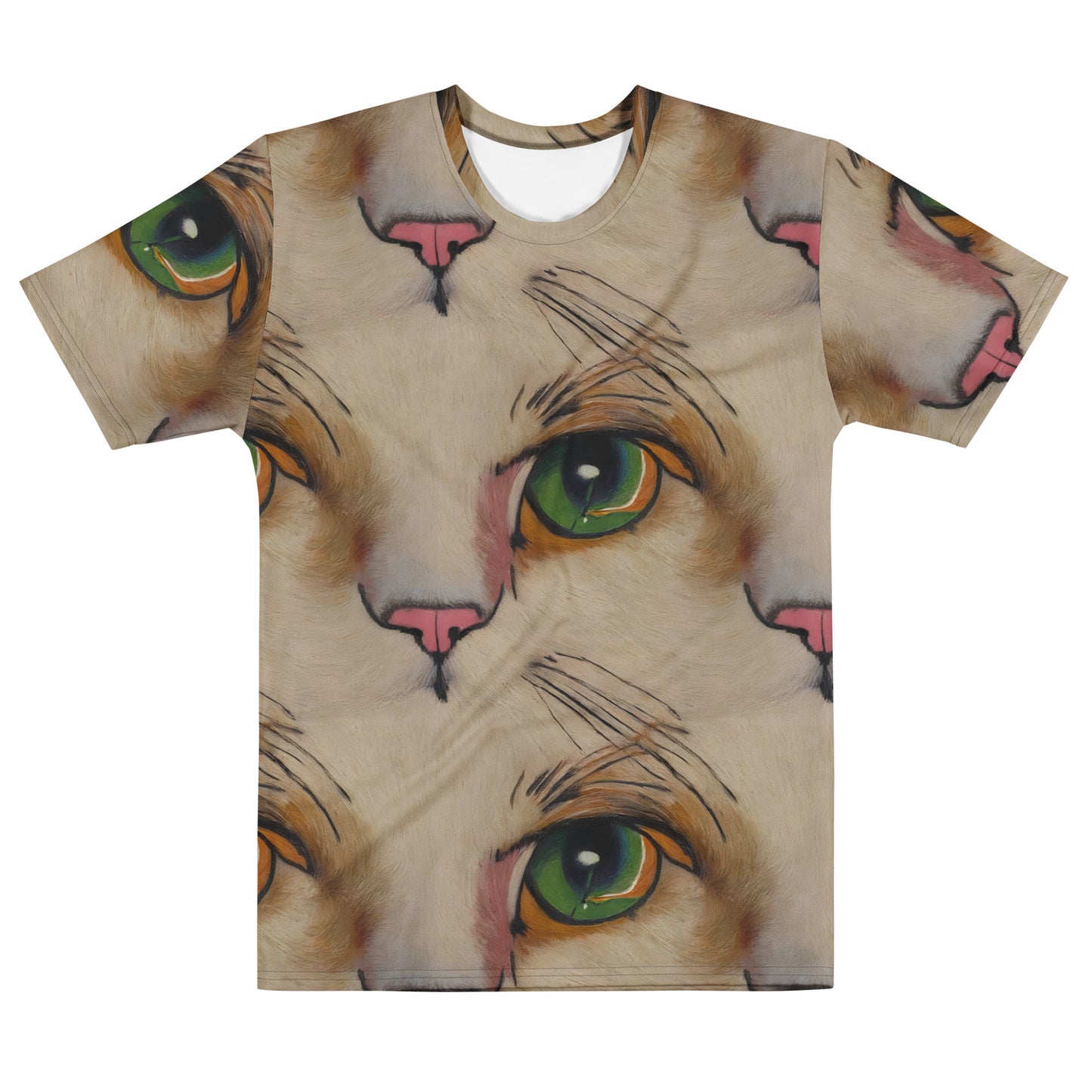 Men's Crew Neck T-Shirt - Emerald Gaze