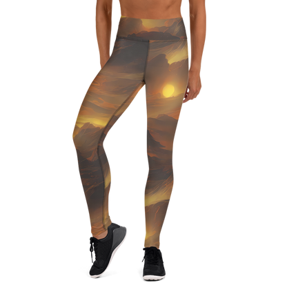 Yoga Leggings - Sunset Shores