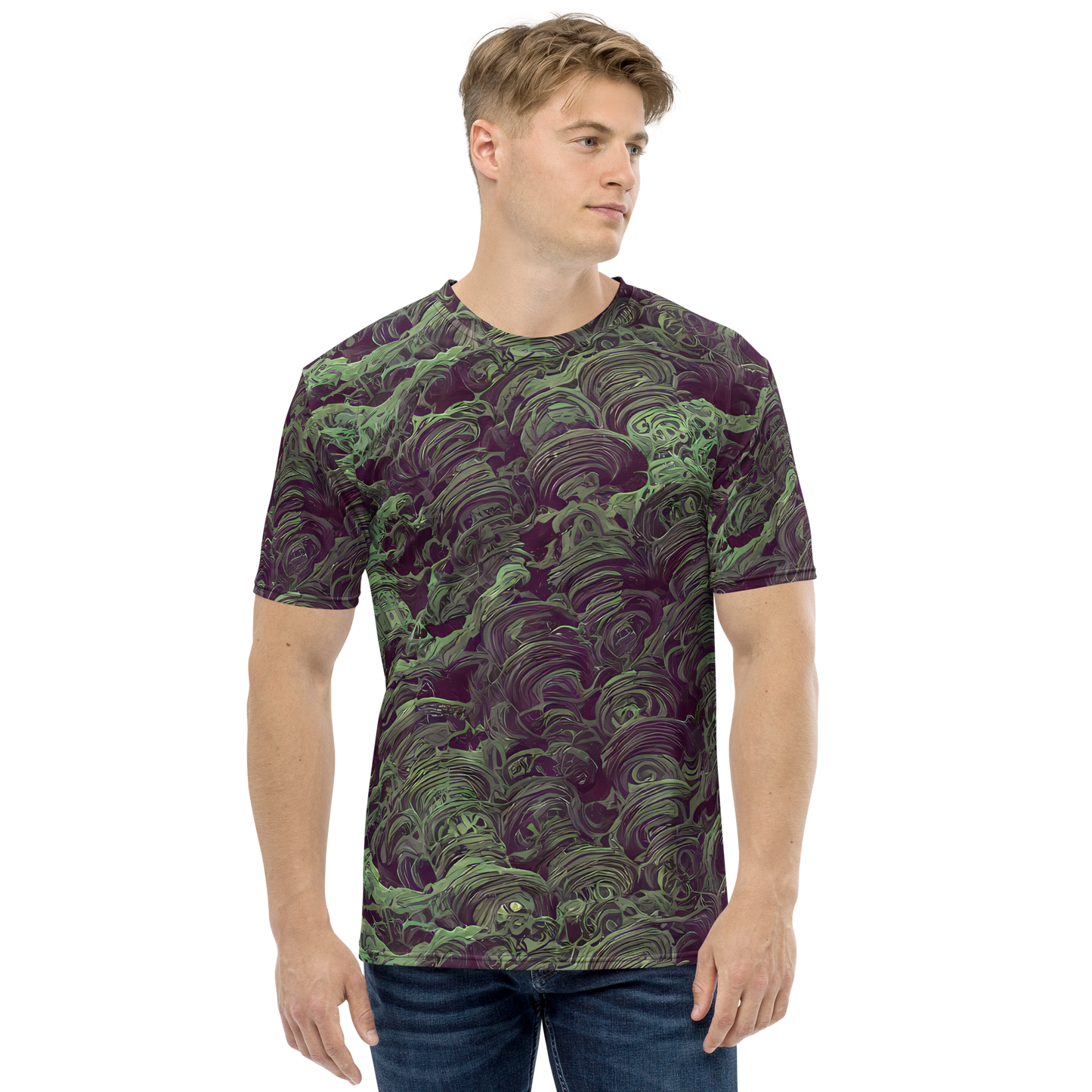 Men's Crew Neck T-Shirt - Knab Whorls