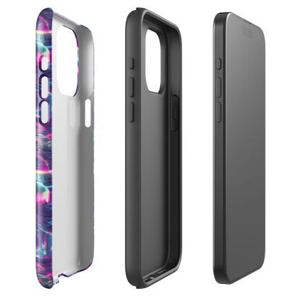 Tough Case for iPhone® - Synthwave Surge