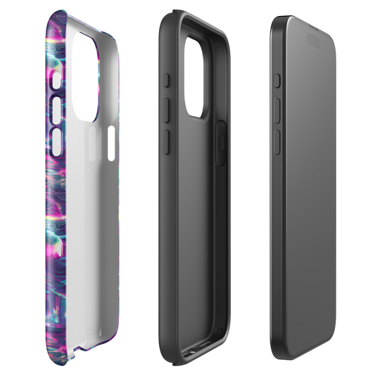 Tough Case for iPhone® - Synthwave Surge