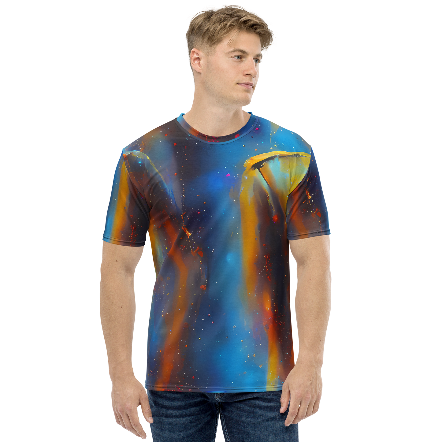 Men's Crew Neck T-Shirt - Pliique Spectrum